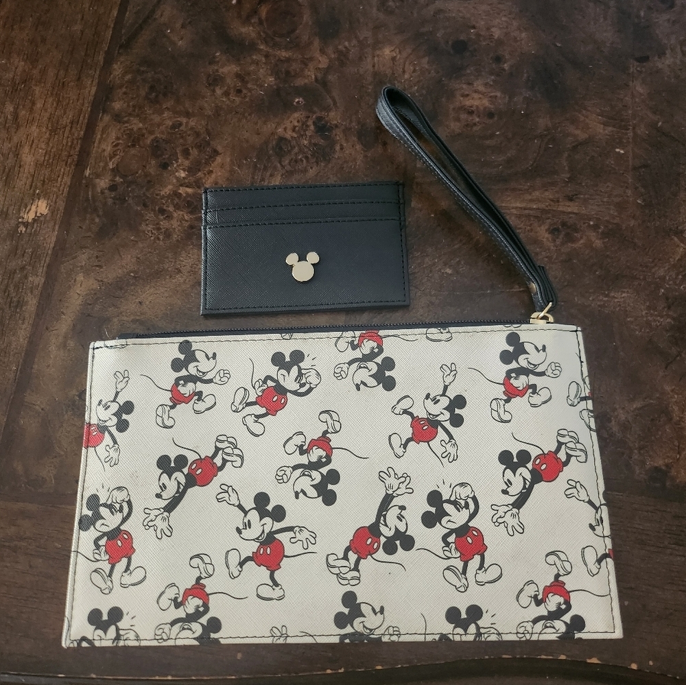 Disney Mickey Mouse Wristlet & card holder